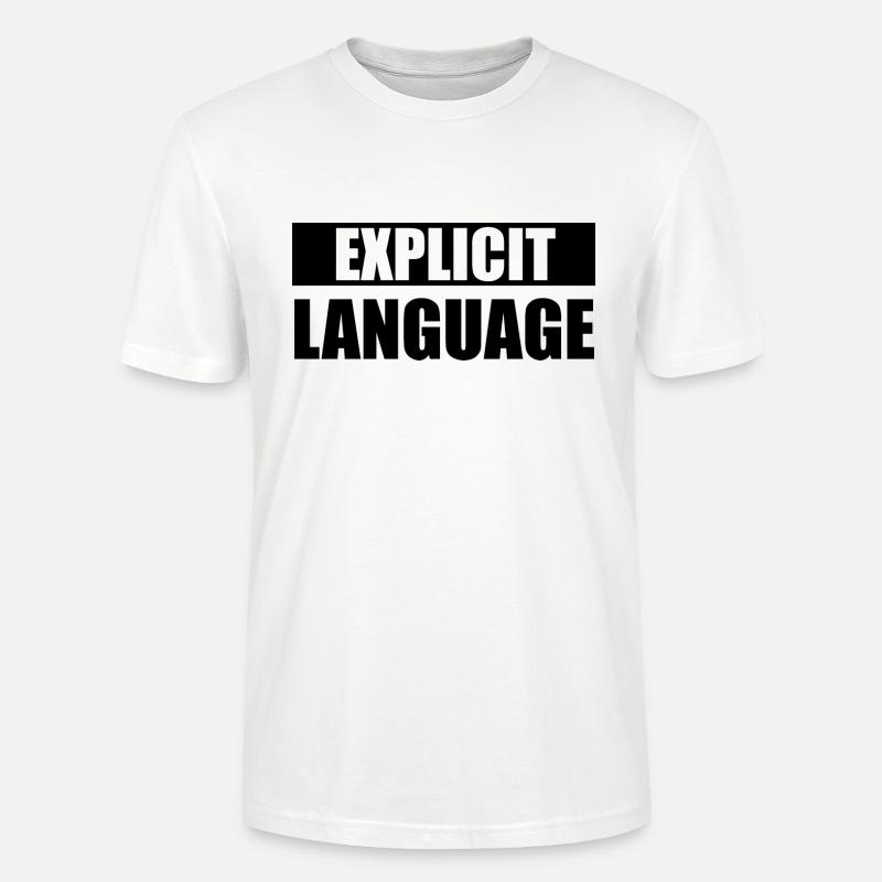 Grobe Sprache - Stanley/Stella Unisex Bio-T-Shirt CRAFTER - Weiß