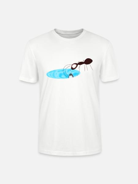 Ant - Stanley/Stella CRAFTER Unisex Organic T-Shirt - white