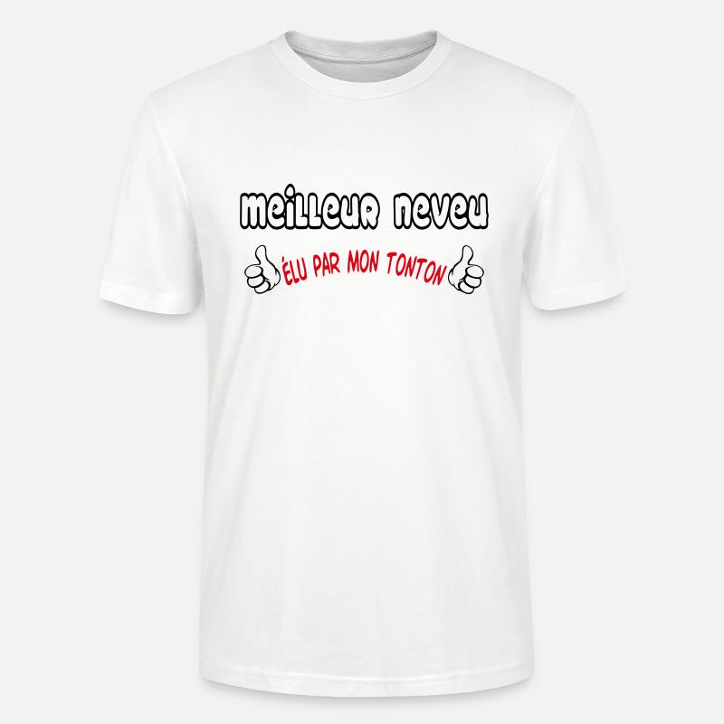 BESTER Neffe - Stanley/Stella Unisex Bio-T-Shirt CRAFTER - Weiß