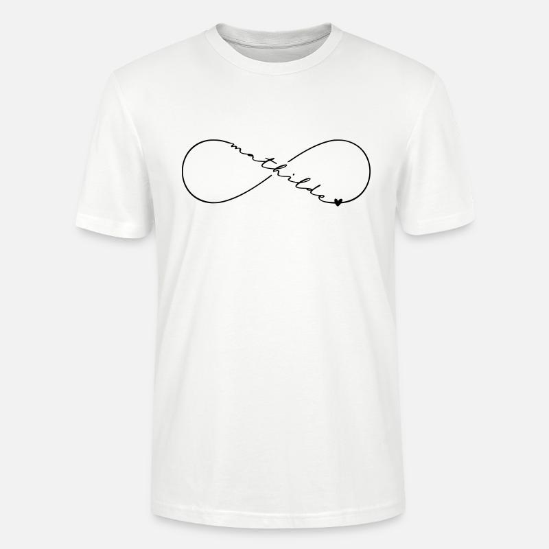 Mathilde Name Infinitysymbol - Stanley/Stella Unisex Bio-T-Shirt CRAFTER - Weiß