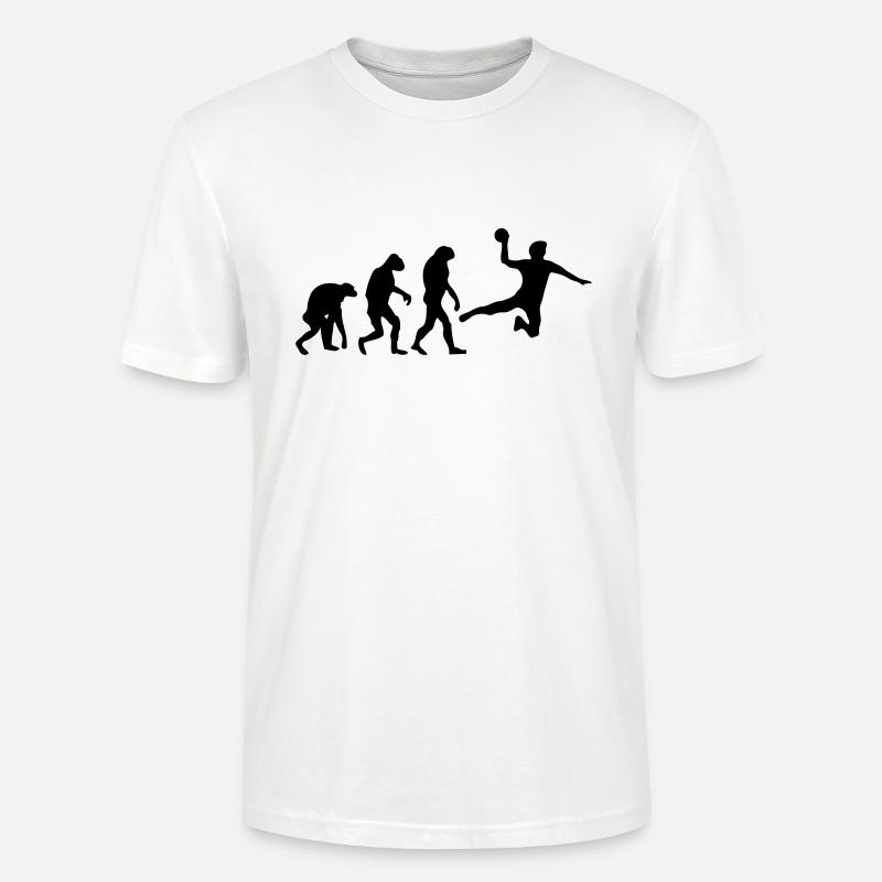 Handball Evolution - Stanley/Stella CRAFTER Unisex Organic T-Shirt - white
