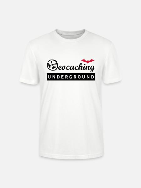 Geocaching Underground 2farbig transparent - Stanley/Stella Unisex Bio-T-Shirt CRAFTER - Weiß