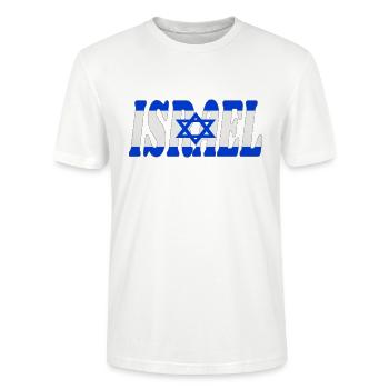Israel - Stanley/Stella Unisex Bio-T-Shirt CRAFTER - Weiß - Vorne - Alina (178cm) & Michal (187cm)