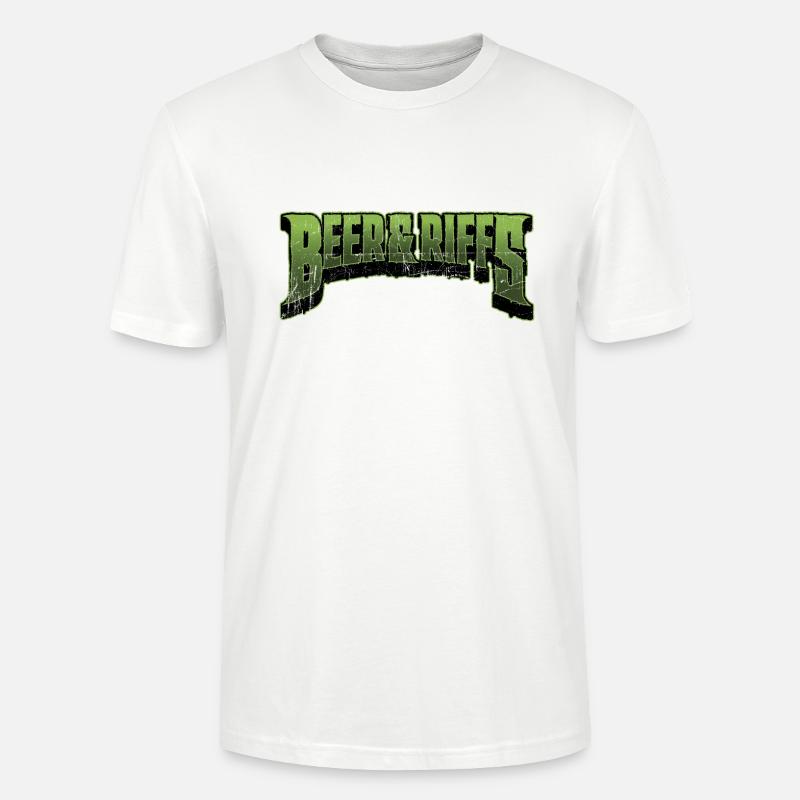 BEER & RIFFS - Stanley/Stella Unisex Bio-T-Shirt CRAFTER - Weiß