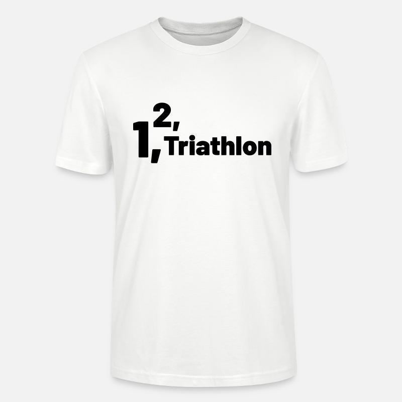 1 2 Triathlon - T-shirt bio CRAFTER Stanley Stella Unisexe - blanc