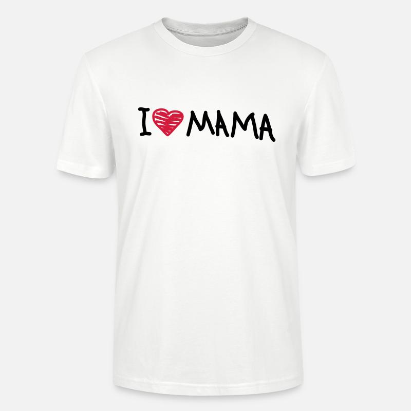 i_love_mama - Stanley/Stella Unisex Bio-T-Shirt CRAFTER - Weiß