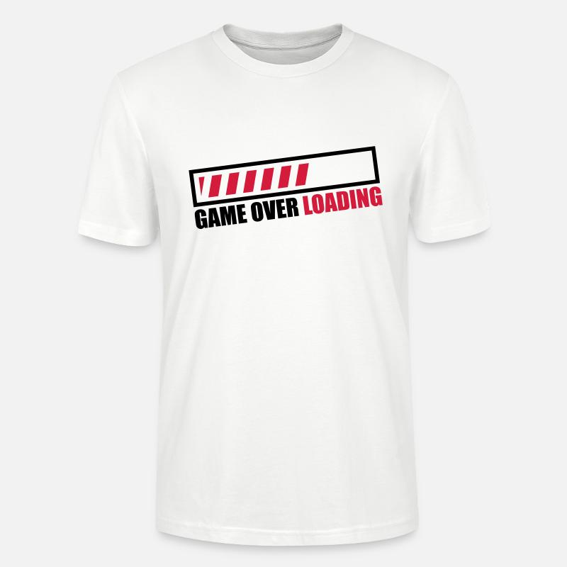 game_over_loading_c2 - Stanley/Stella CRAFTER Unisex Organic T-Shirt - white