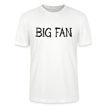 Big fan - Stanley/Stella CRAFTER Unisex Organic T-Shirt - white - Front - Alina (178cm) & Michal (187cm)