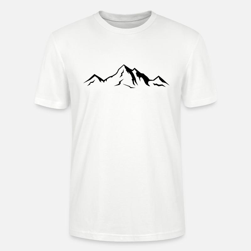 berge_01 - Stanley/Stella Unisex Bio-T-Shirt CRAFTER - Weiß