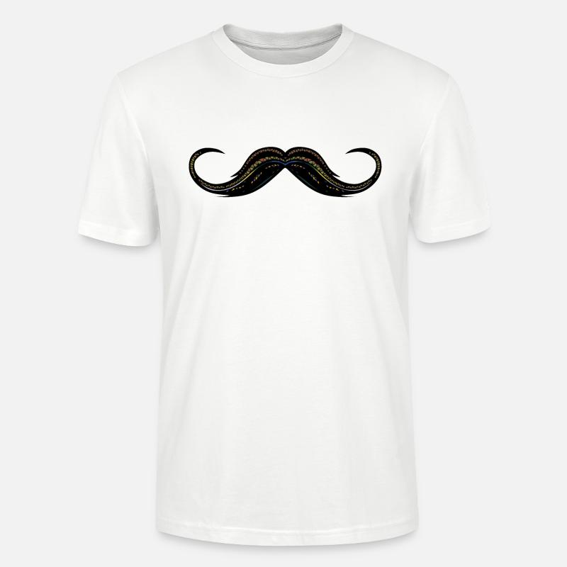 Schnurrbart Schnurrbart - Stanley/Stella Unisex Bio-T-Shirt CRAFTER - Weiß