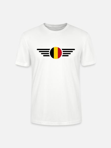Belgium - Stanley/Stella CRAFTER Unisex Organic T-Shirt - white