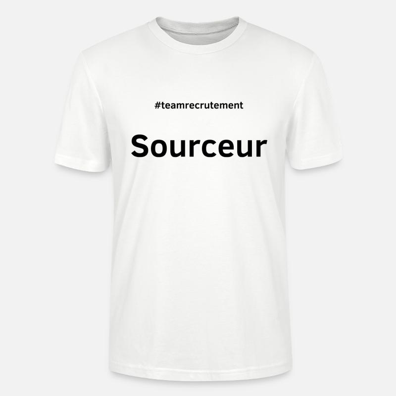 Sourceur - T-shirt bio CRAFTER Stanley Stella Unisexe - blanc
