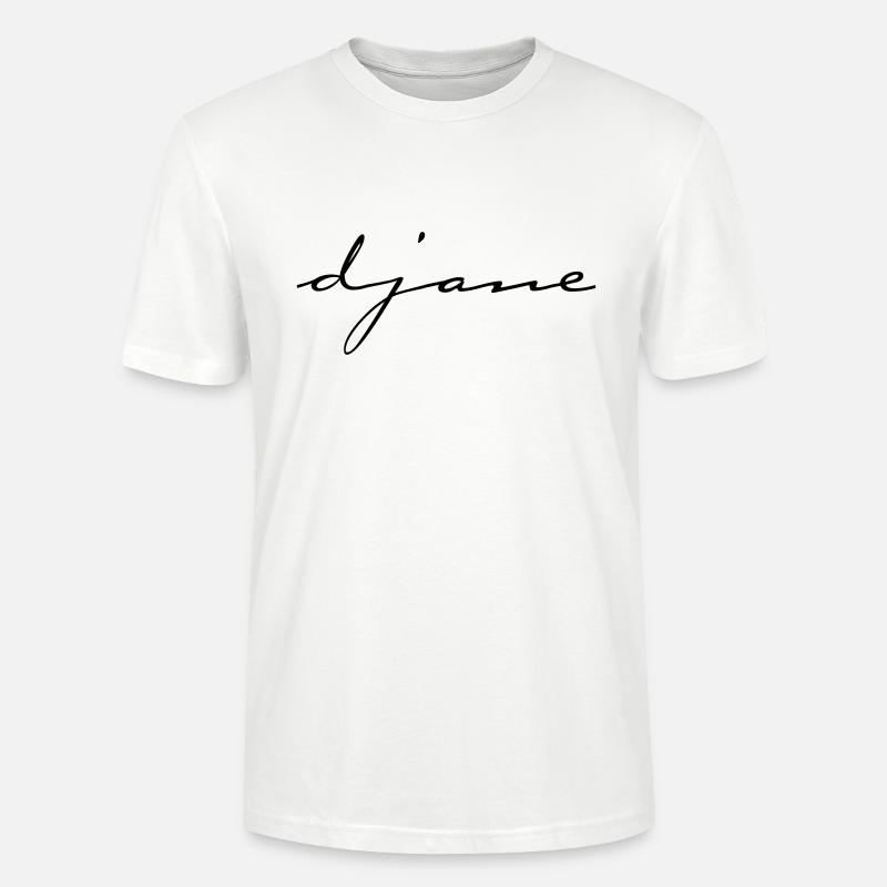DJANE script - Stanley/Stella CRAFTER Unisex Organic T-Shirt - white