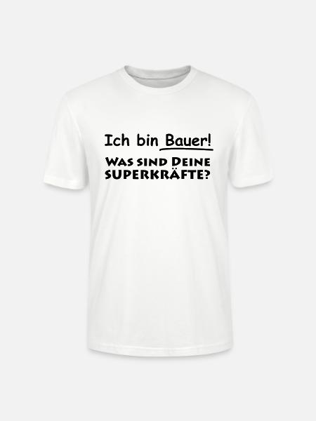 ich bin bauer - Stanley/Stella Unisex Bio-T-Shirt CRAFTER - Weiß