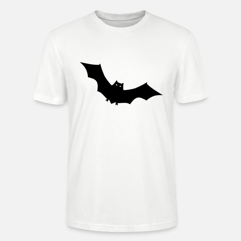 Fledermaus - Stanley/Stella Unisex Bio-T-Shirt CRAFTER - Weiß