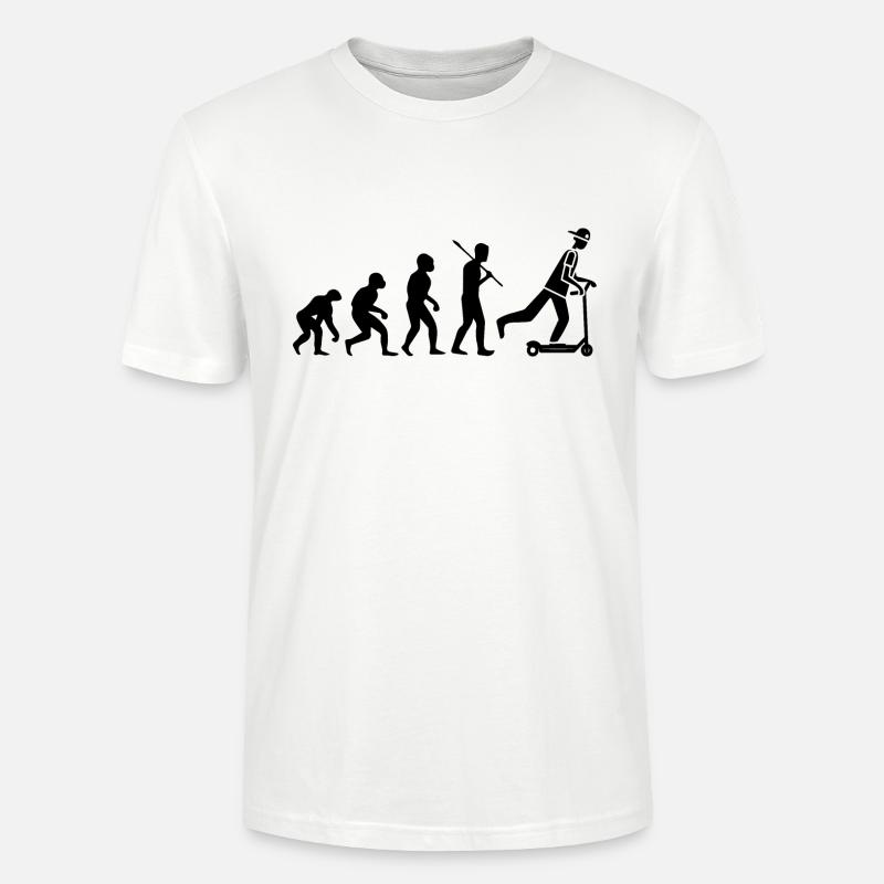 E-Scooter E-Roller Scooter - Stanley/Stella Unisex Bio-T-Shirt CRAFTER - Weiß