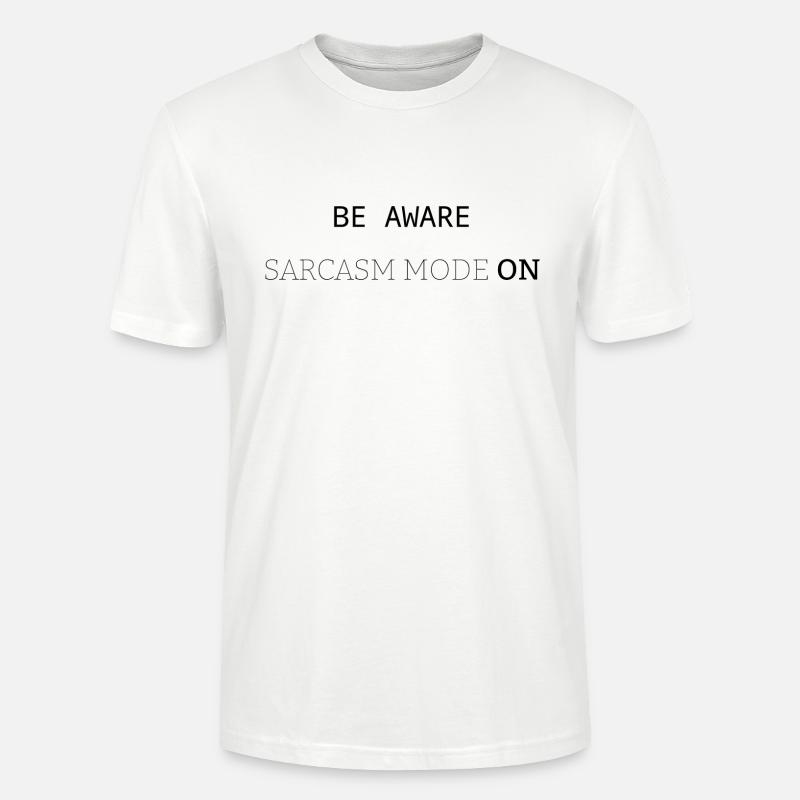 Sarkasmus-Modus EIN - Stanley/Stella Unisex Bio-T-Shirt CRAFTER - Weiß