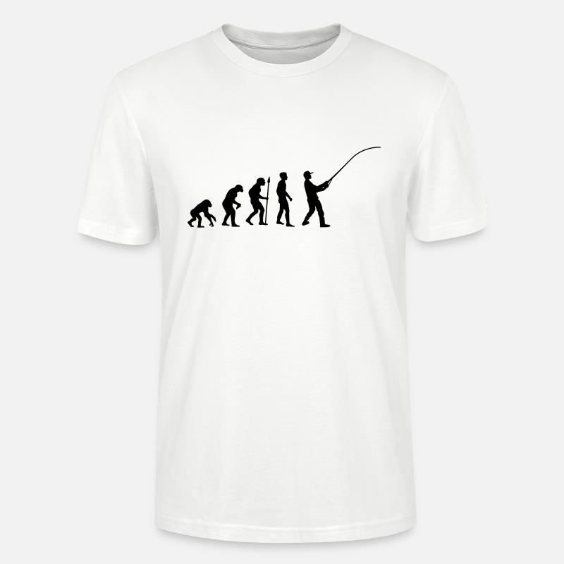 fishing__evolution____f1 - Stanley/Stella Unisex Bio-T-Shirt CRAFTER - Weiß