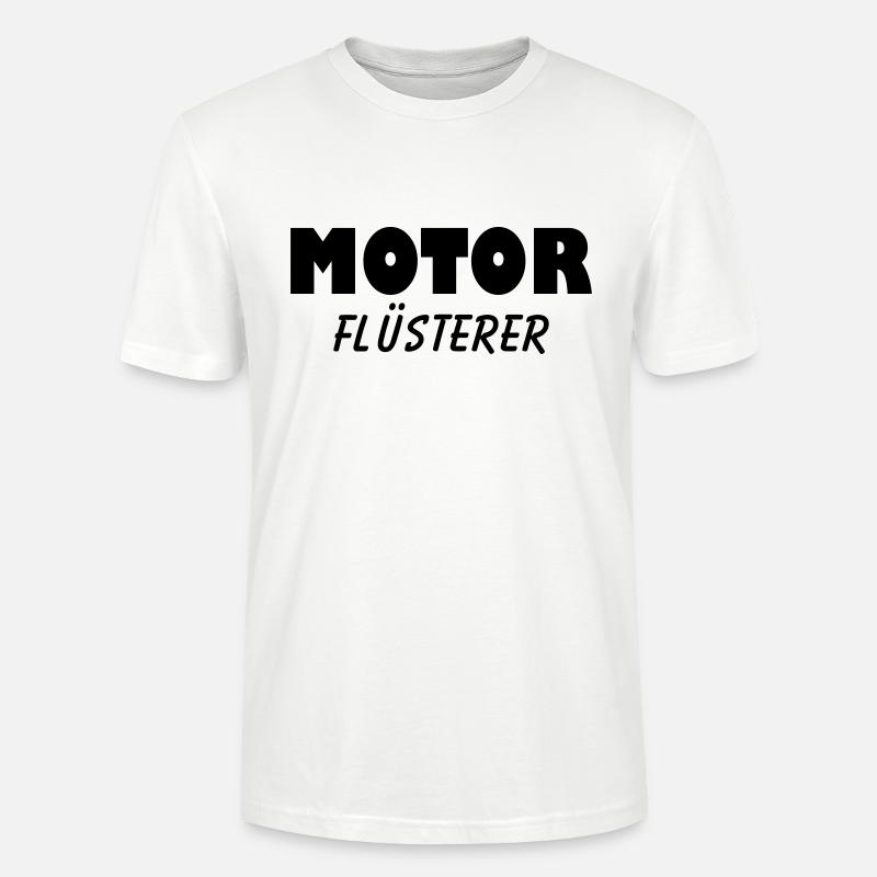 motor flüsterer - Stanley/Stella Unisex Bio-T-Shirt CRAFTER - Weiß