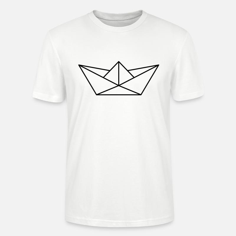 Papierboot - Stanley/Stella Unisex Bio-T-Shirt CRAFTER - Weiß