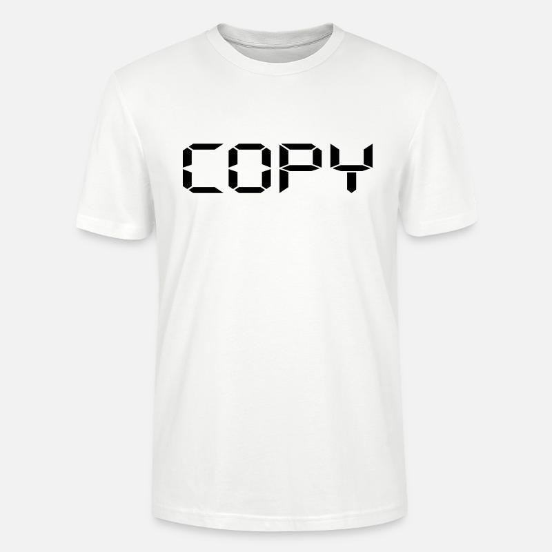 Copy - Copy and Paste - Stanley/Stella Unisex Bio-T-Shirt CRAFTER - Weiß