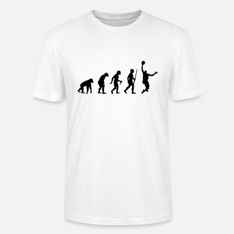 Evolution Basketball - Stanley/Stella Unisex Bio-T-Shirt CRAFTER - Weiß