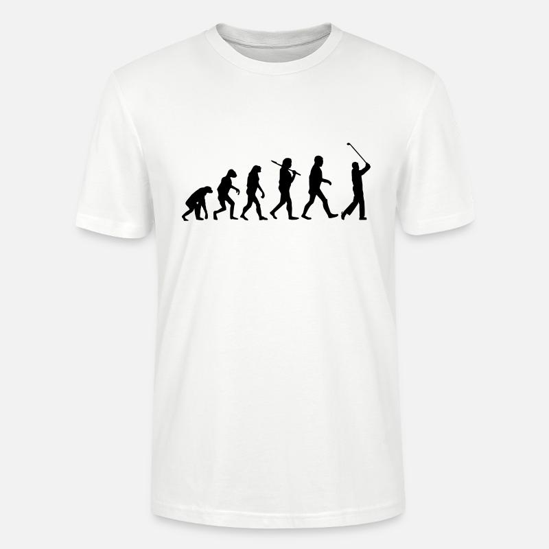 evolution Golf - Stanley/Stella CRAFTER Unisex Organic T-Shirt - white