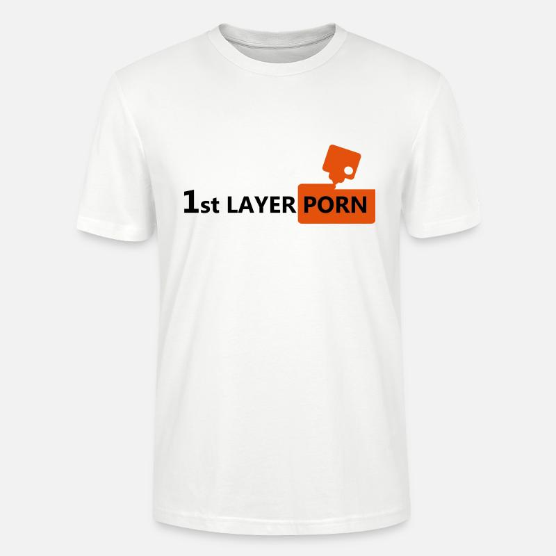 First layer 3D Duck - T-shirt bio CRAFTER Stanley Stella Unisexe - blanc