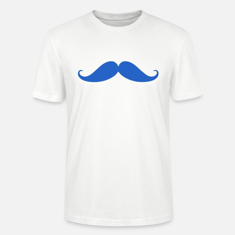 Prostatakrebs Bewusstsein Schnurrbart - Stanley/Stella Unisex Bio-T-Shirt CRAFTER - Weiß