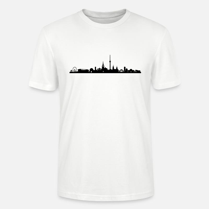 Skyline Stuttgart - Stanley/Stella Unisex Bio-T-Shirt CRAFTER - Weiß