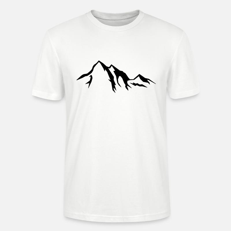 mountains_01 - Stanley/Stella Unisex Bio-T-Shirt CRAFTER - Weiß
