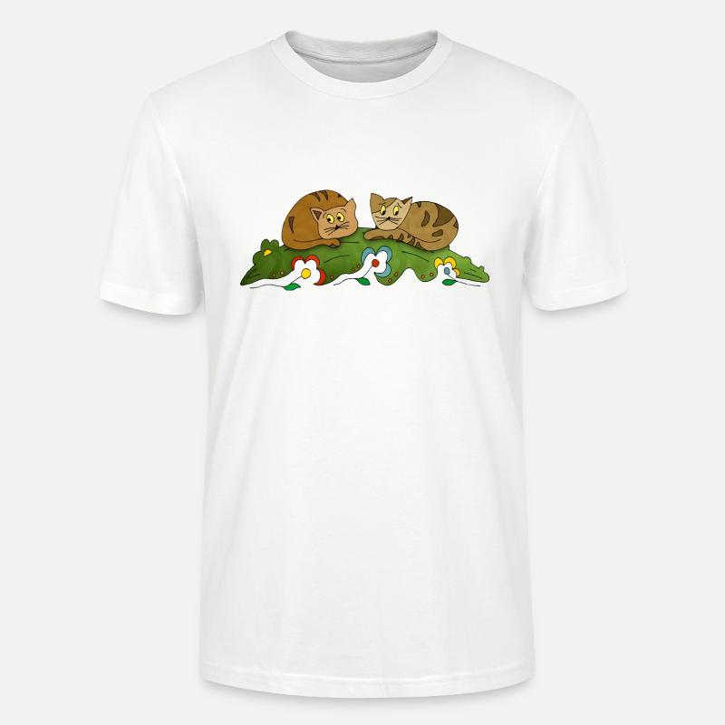 Chats - T-shirt bio CRAFTER Stanley Stella Unisexe - blanc