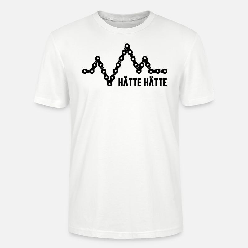 hätte hätte mopedkette - Stanley/Stella Unisex Bio-T-Shirt CRAFTER - Weiß