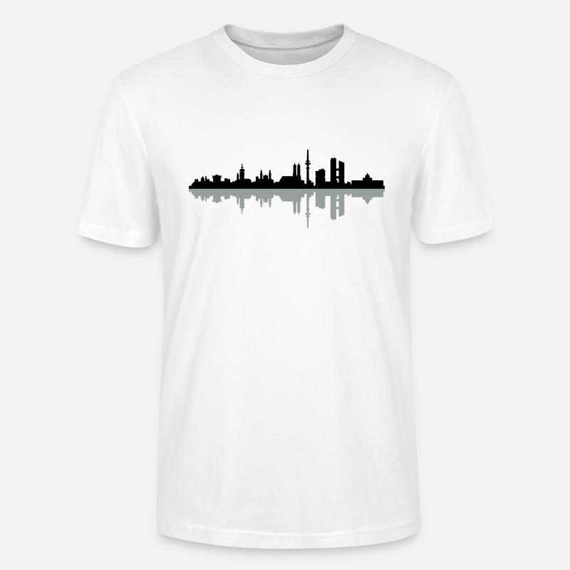 Skyline München - Stanley/Stella Unisex Bio-T-Shirt CRAFTER - Weiß