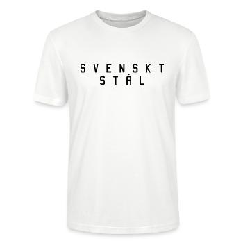 Swedish steel 1 - Stanley/Stella CRAFTER Unisex Organic T-Shirt - white - Front - Alina (178cm) & Michal (187cm)