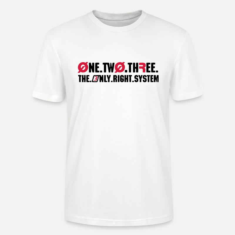 Right System - Stanley/Stella Unisex Bio-T-Shirt CRAFTER - Weiß
