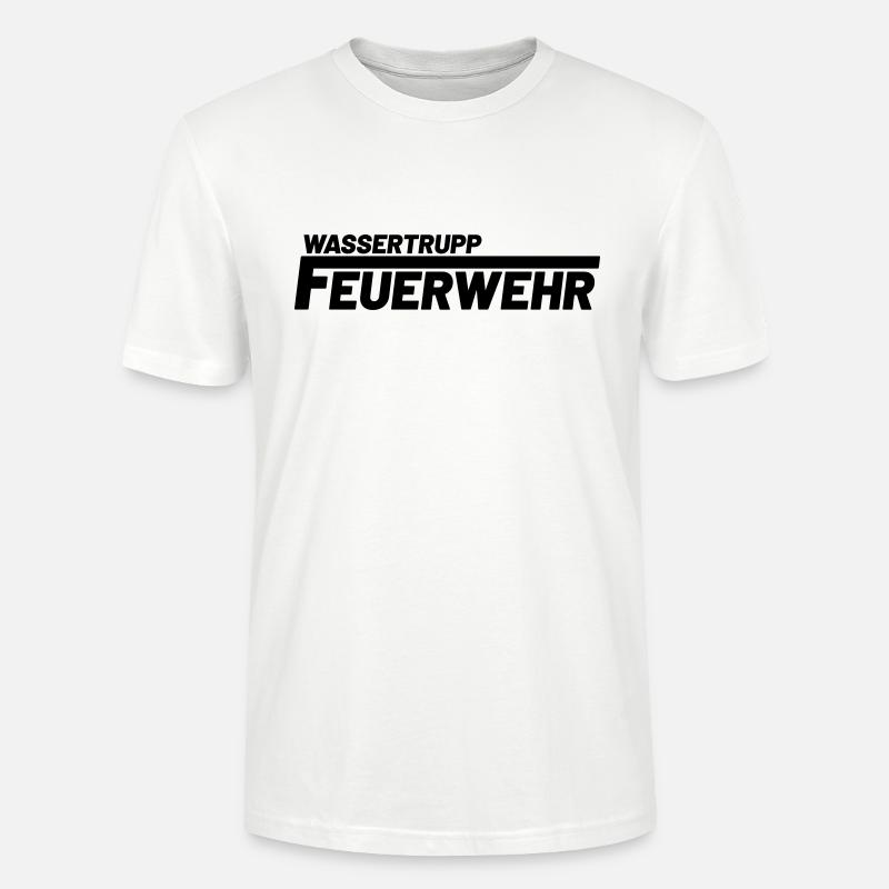 wassertrupp freiwillige feuerwehr - Stanley/Stella Unisex Bio-T-Shirt CRAFTER - Weiß