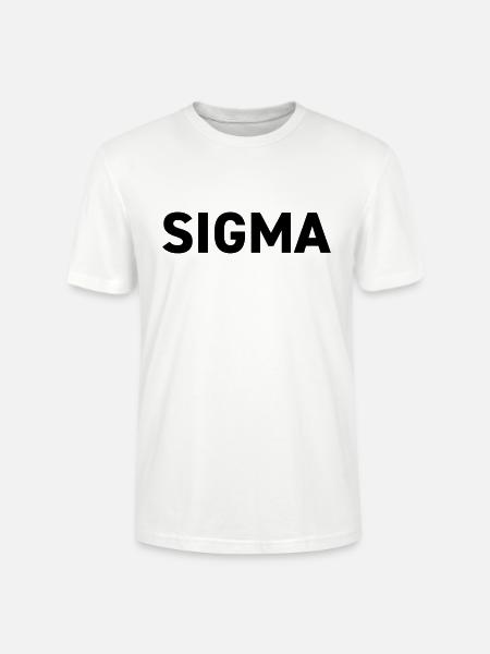 Sigma Dark Pack Rank - Stanley/Stella CRAFTER Unisex Organic T-Shirt - white
