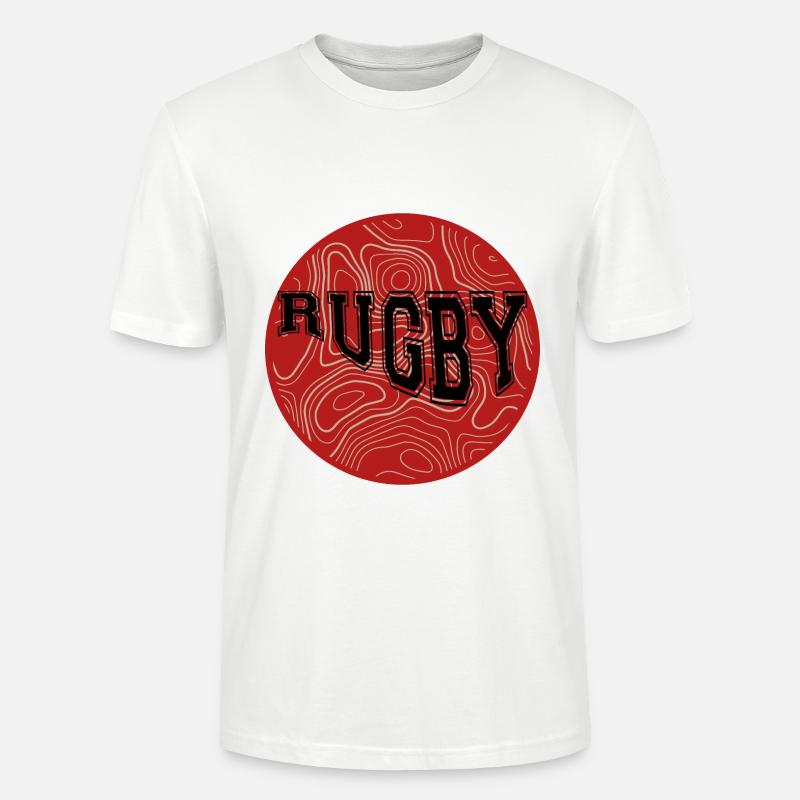 Rugby - Stanley/Stella CRAFTER Unisex Organic T-Shirt - white
