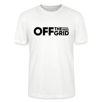 AUS DEM SOCIAL MEDIA GRID® - Stanley/Stella Unisex Bio-T-Shirt CRAFTER - Weiß - Vorne - Alina (178cm) & Michal (187cm)