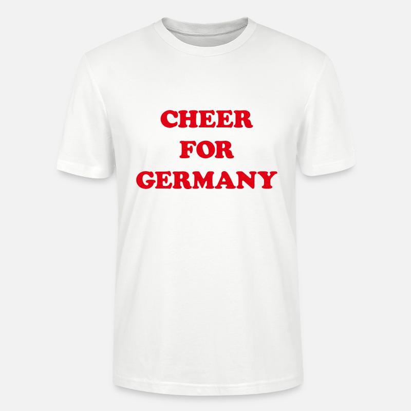 Cheer for Germany - Stanley/Stella Unisex Bio-T-Shirt CRAFTER - Weiß