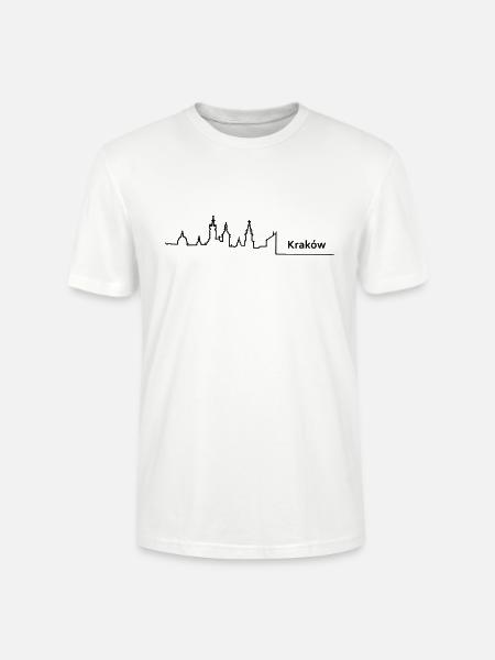 krakow krakow skyline - Stanley/Stella CRAFTER Unisex Organic T-Shirt - white