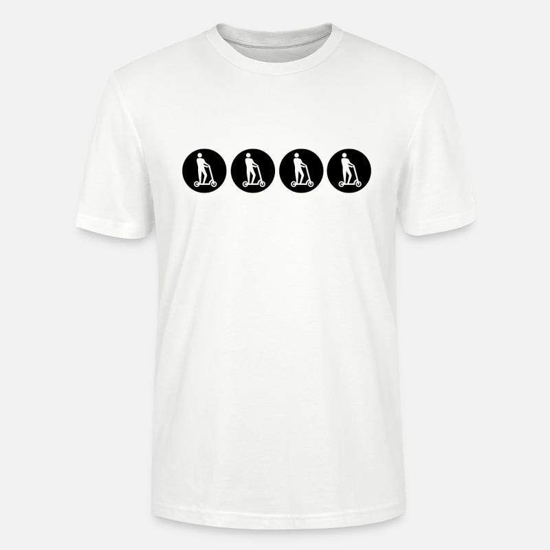 E-Scooter E-Roller Scooter - Stanley/Stella Unisex Bio-T-Shirt CRAFTER - Weiß