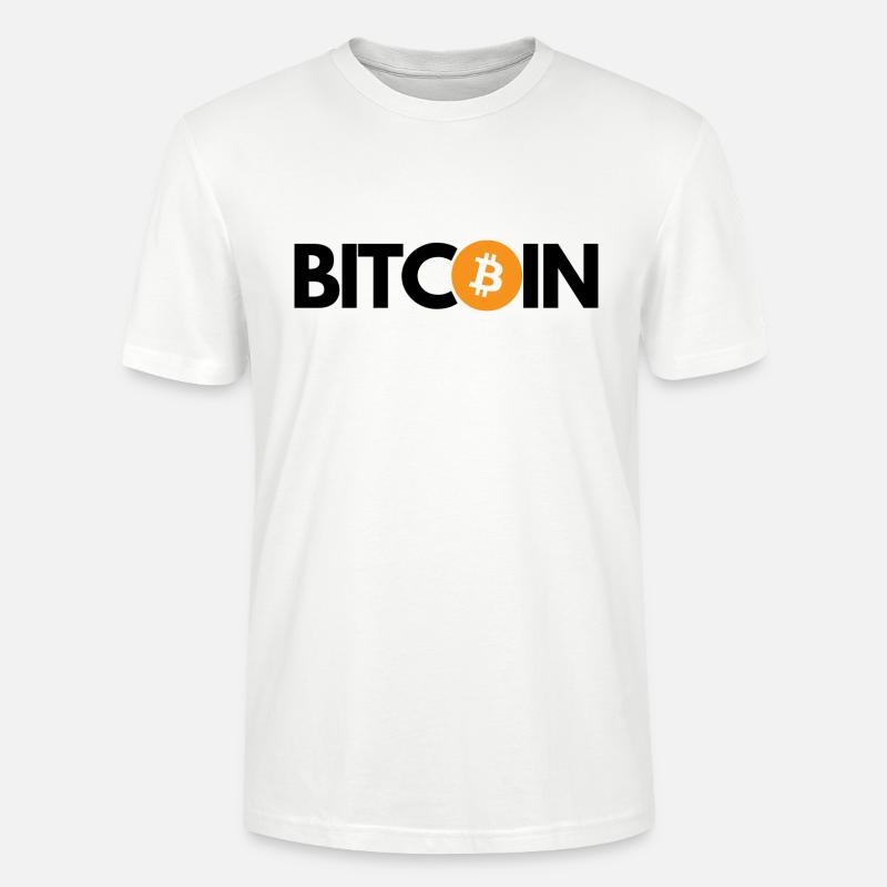 Krypto BITCOIN 2 - Stanley/Stella Unisex Bio-T-Shirt CRAFTER - Weiß