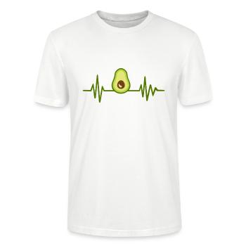 Avocado - Stanley/Stella Unisex Bio-T-Shirt CRAFTER - Weiß - Vorne - Alina (178cm) & Michal (187cm)