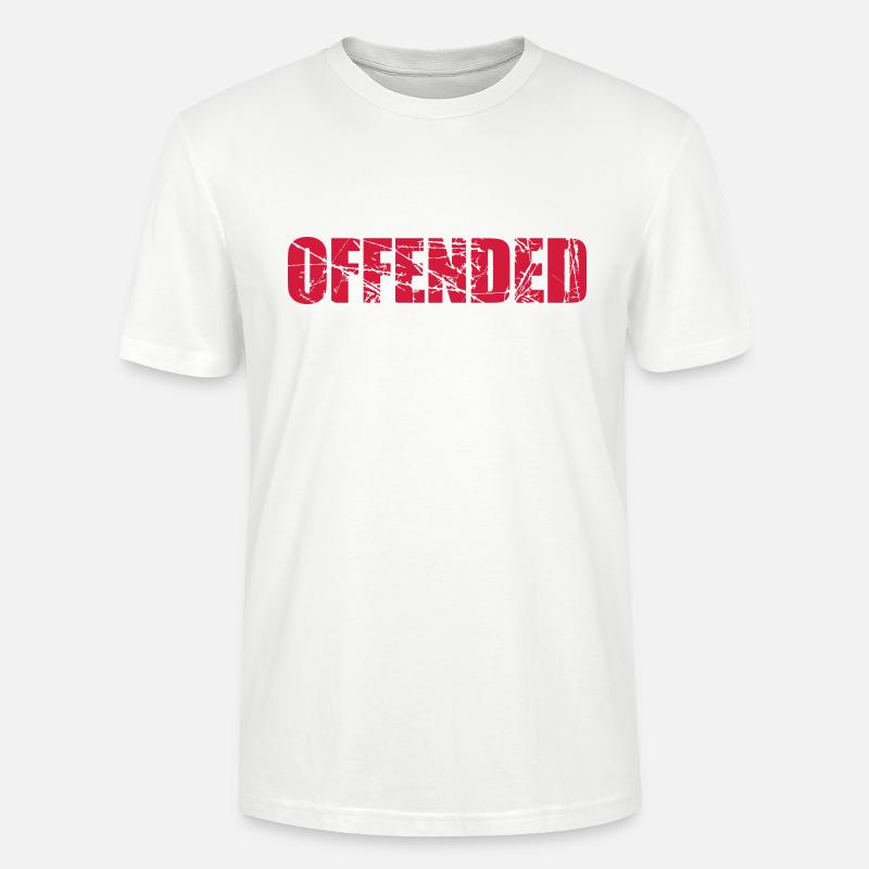Kratzer Risse Offended - Stanley/Stella Unisex Bio-T-Shirt CRAFTER - Weiß