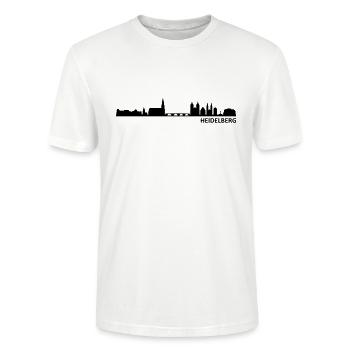 Skyline - Heidelberg - Stanley/Stella Unisex Bio-T-Shirt CRAFTER - Weiß - Vorne - Alina (178cm) & Michal (187cm)
