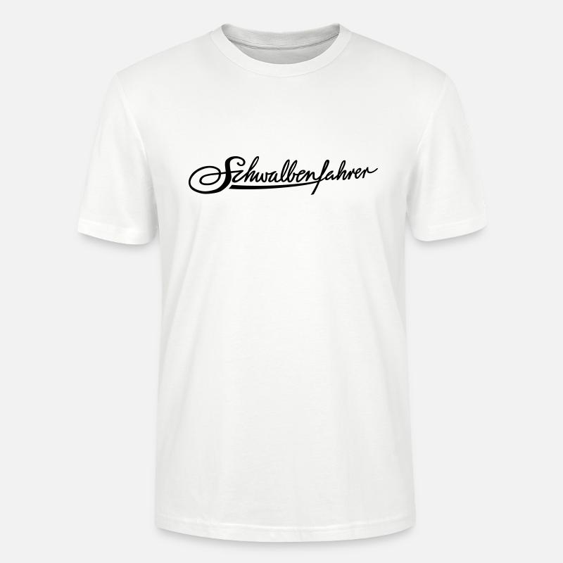 Schwalbenfahrer-Tasche - Stanley/Stella Unisex Bio-T-Shirt CRAFTER - Weiß