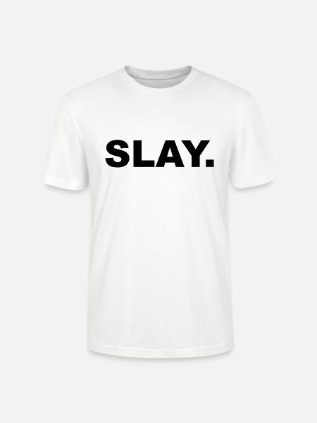Jugendwort slay. - Stanley/Stella Unisex Bio-T-Shirt CRAFTER - Weiß