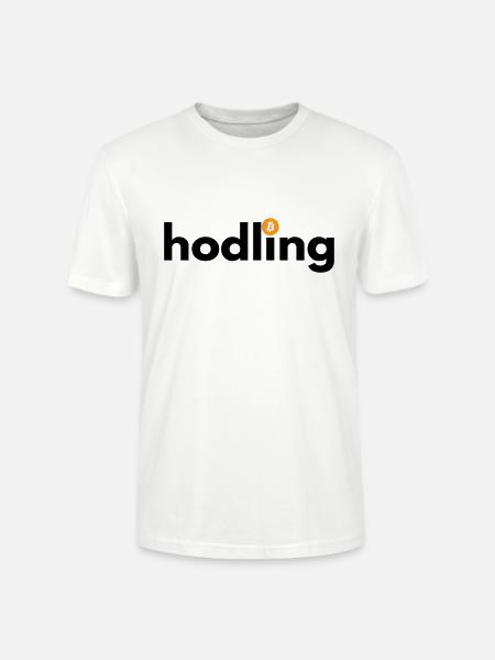 Hodling - Stanley/Stella CRAFTER Unisex Organic T-Shirt - white
